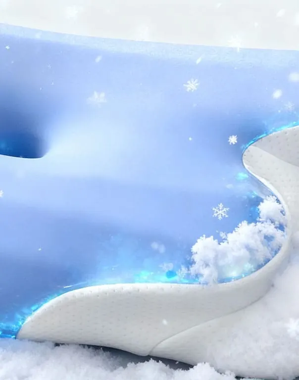 Front support wings zone of the Melara Max pillow